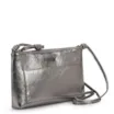 Bolsa Transversal Couro Prata - imagem 3