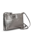 Bolsa Transversal Couro Prata - imagem 3