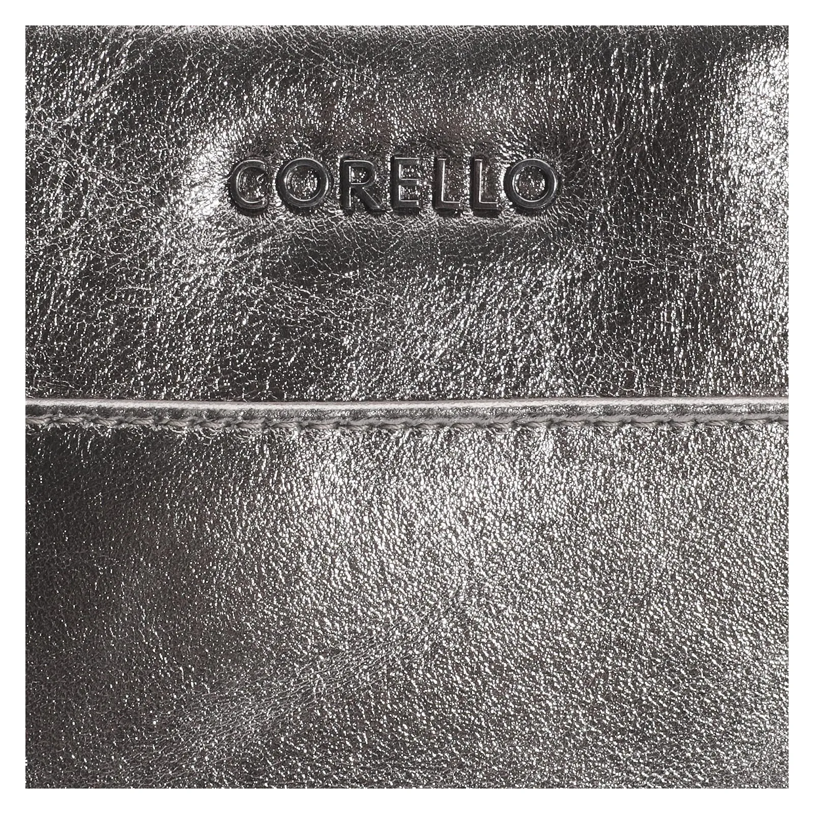 Bolsa Transversal Couro Prata