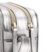 Bolsa Transversal Couro Prata - imagem 5