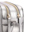 Bolsa Transversal Couro Prata - imagem 5
