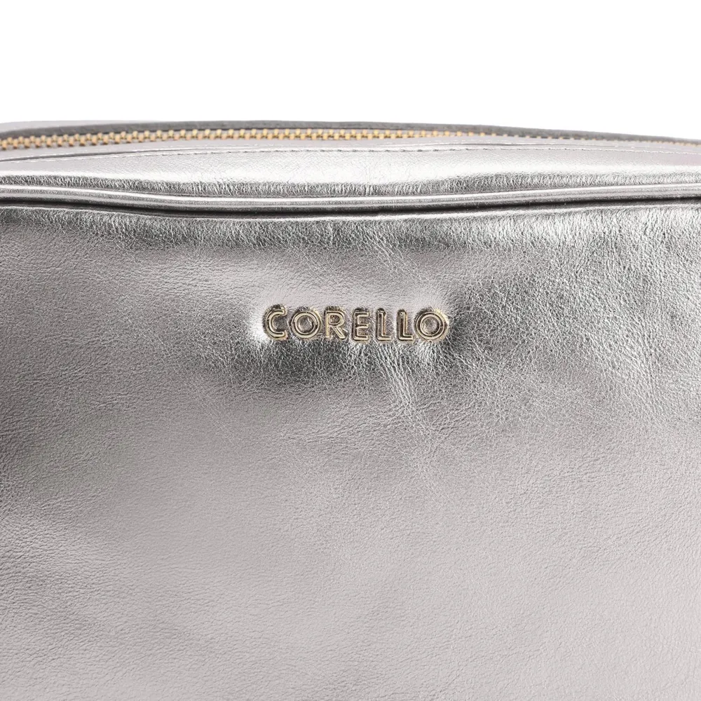 Bolsa Transversal Couro Prata - imagem 6