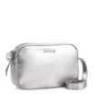 Bolsa Transversal Couro Prata - imagem 2