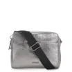 Bolsa Transversal Couro Prata - imagem 1