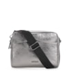 Bolsa Transversal Couro Prata - imagem 1