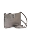 Bolsa Transversal Couro Prata - imagem 3