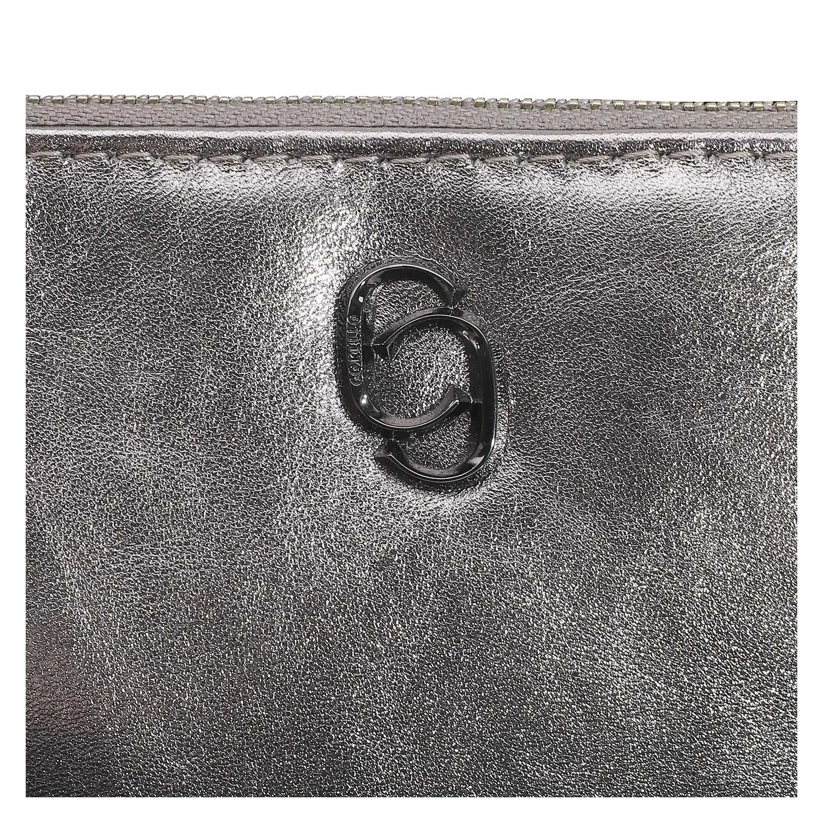 Bolsa Transversal Couro Prata