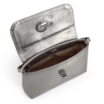 Bolsa Transversal Couro Prata - imagem 4
