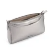 Bolsa Transversal Couro Prata - imagem 4