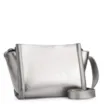Bolsa Transversal Couro Prata - imagem 2