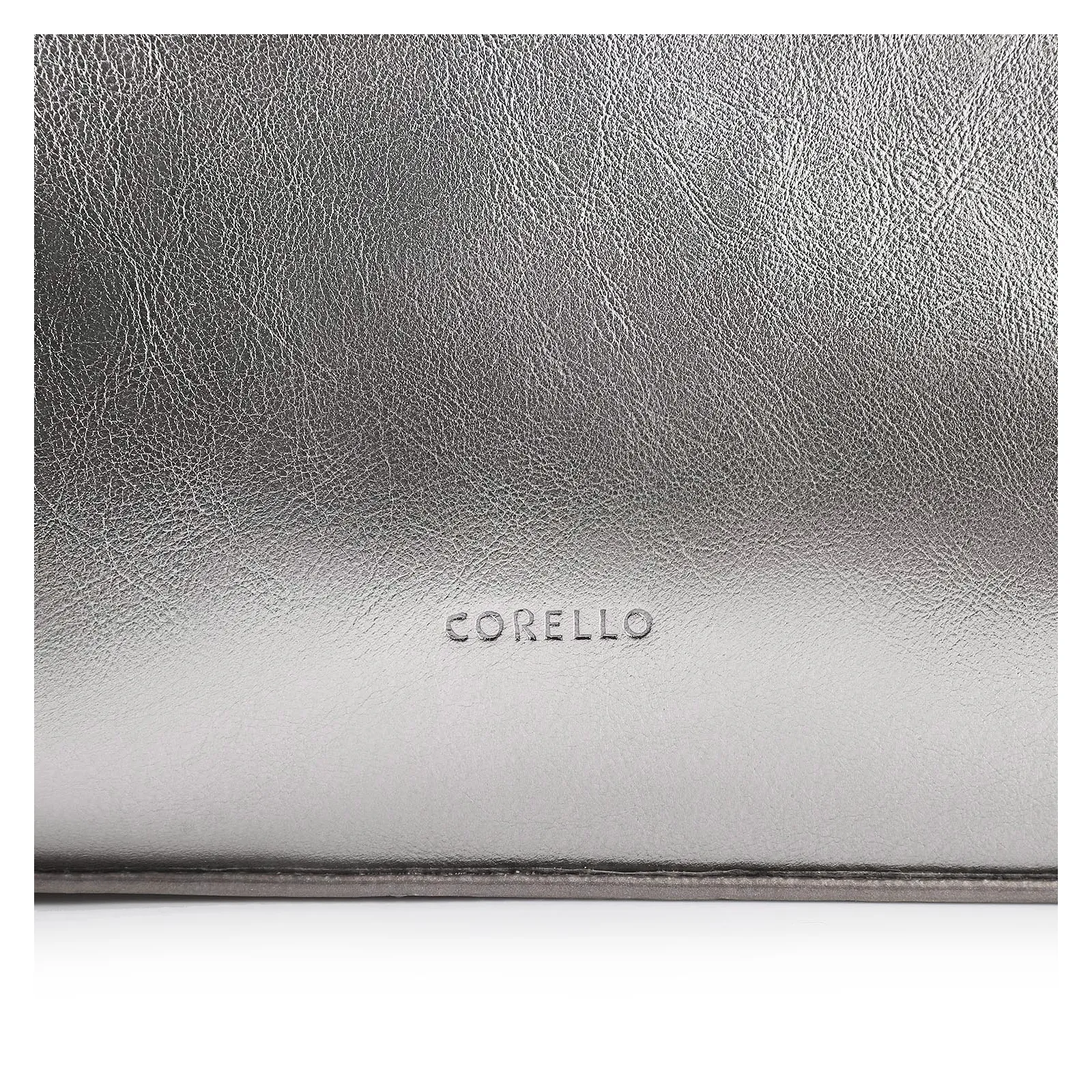 Bolsa Transversal Couro Prata