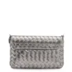 Bolsa Transversal Couro Prata - imagem 3