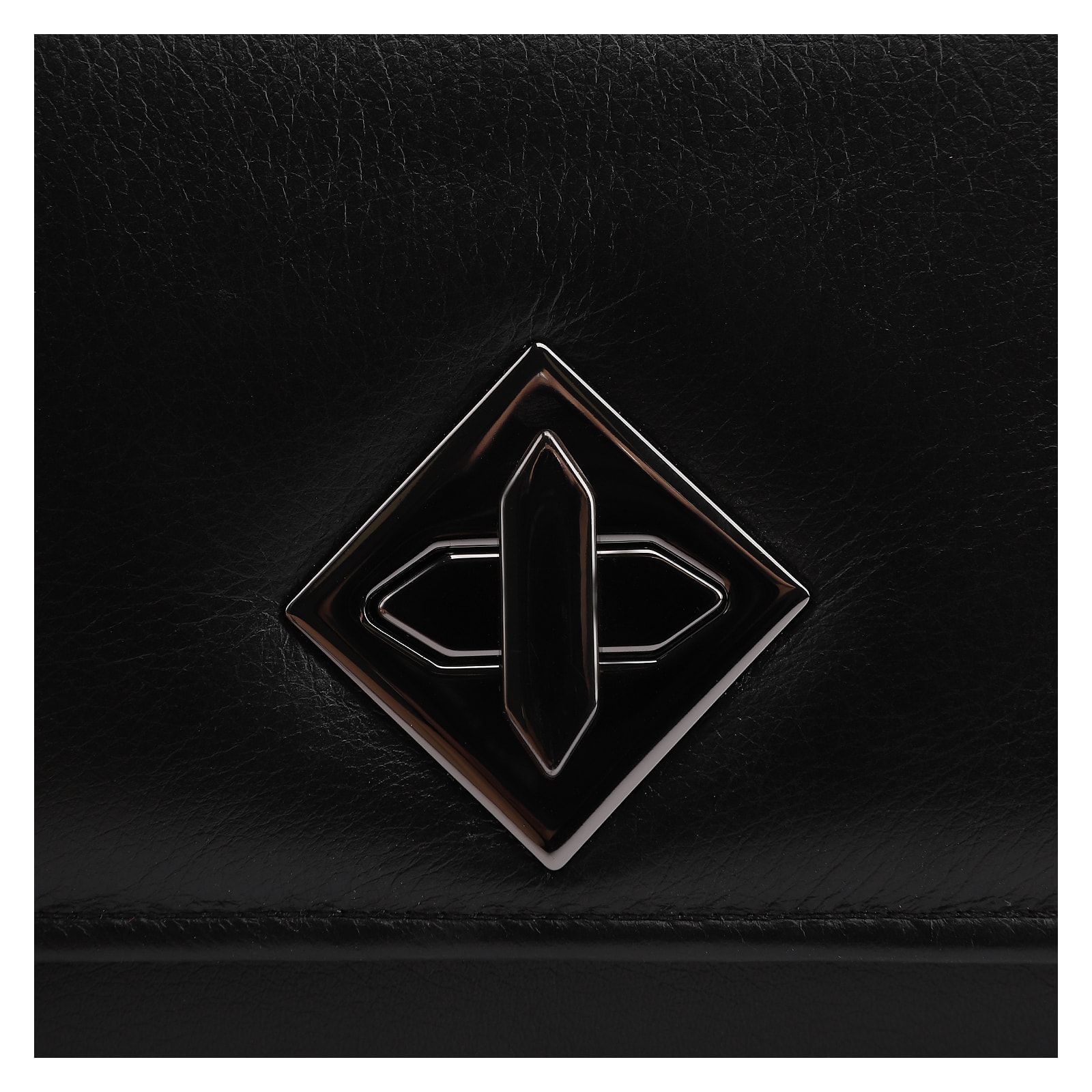 Bolsa Transversal Couro Preto