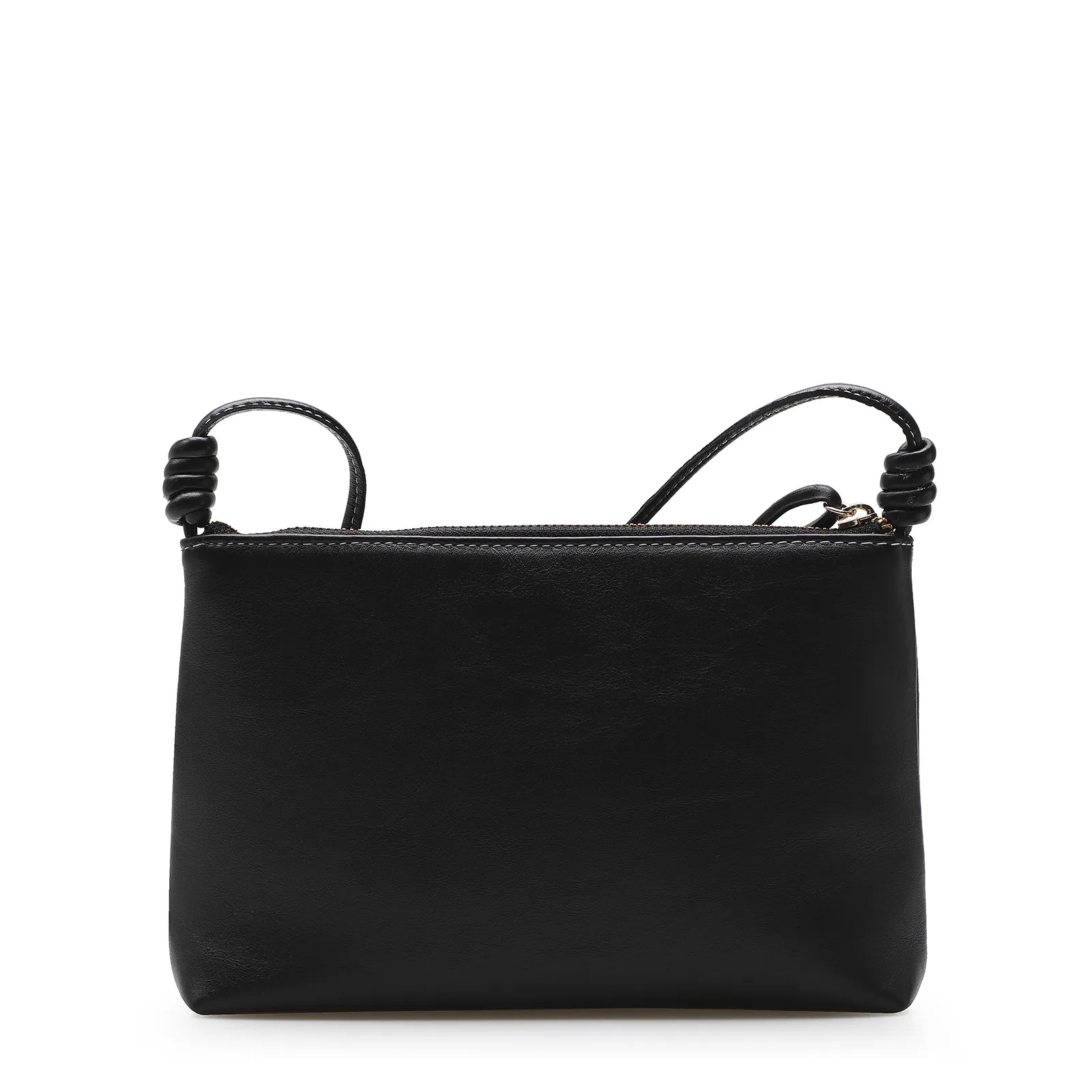 Bolsa Transversal Couro Preto