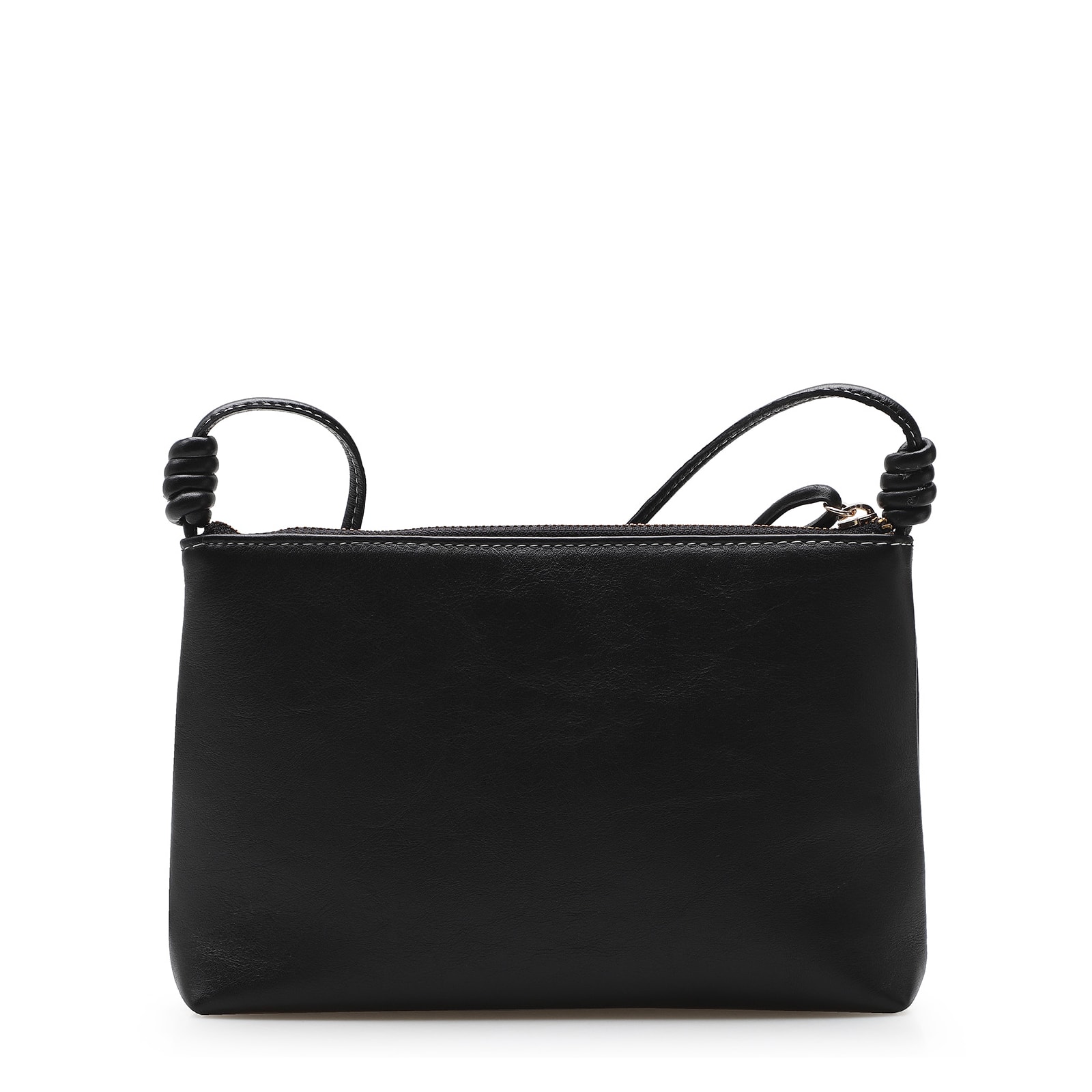 Bolsa Transversal Couro Preto