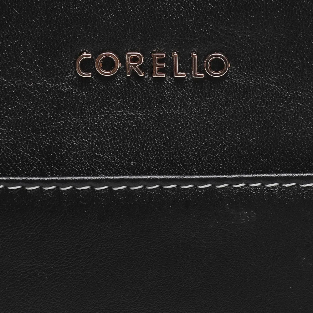 Bolsa Transversal Couro Preto - imagem 6