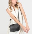 Bolsa Transversal Couro Preto - imagem 2