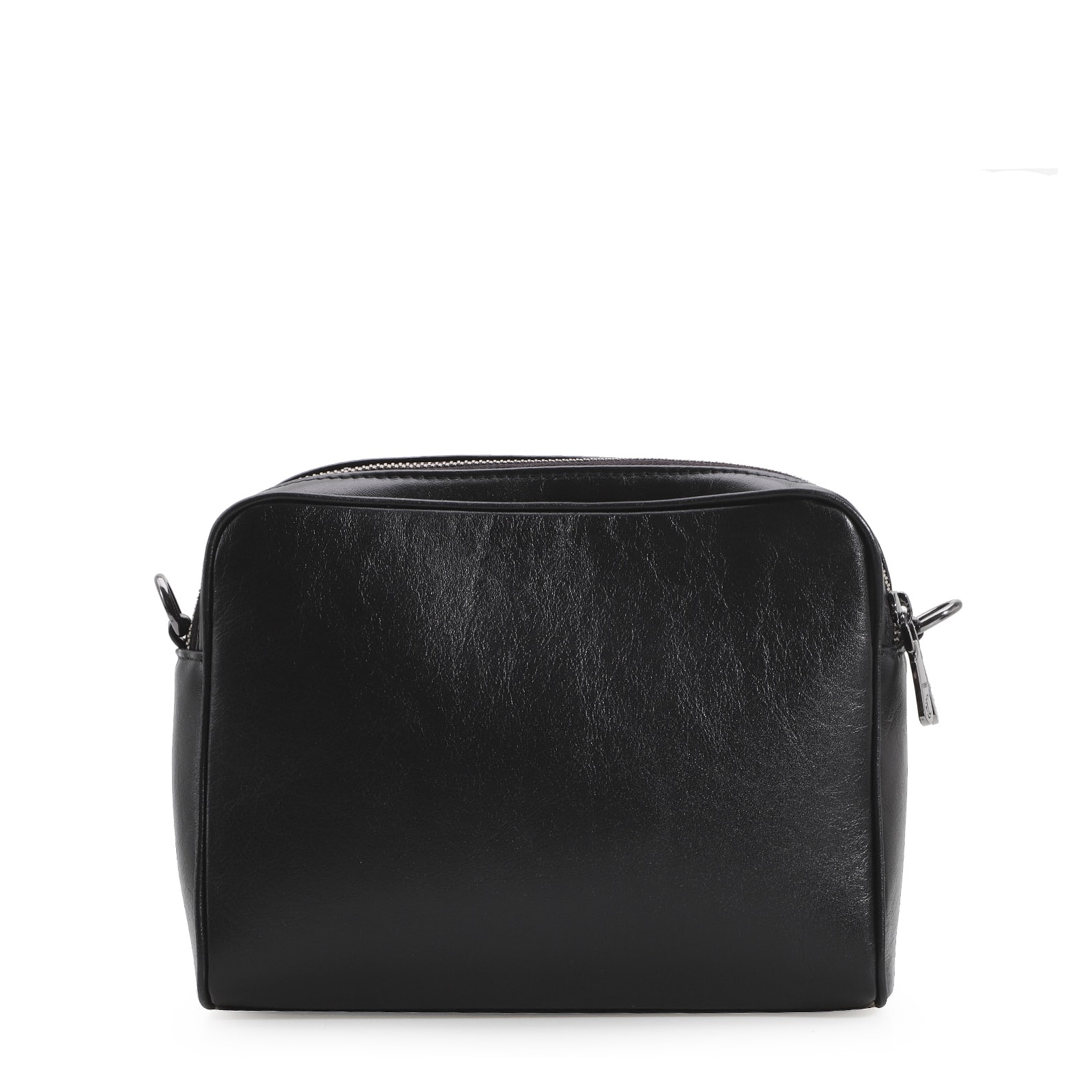 Bolsa Transversal Couro Preto