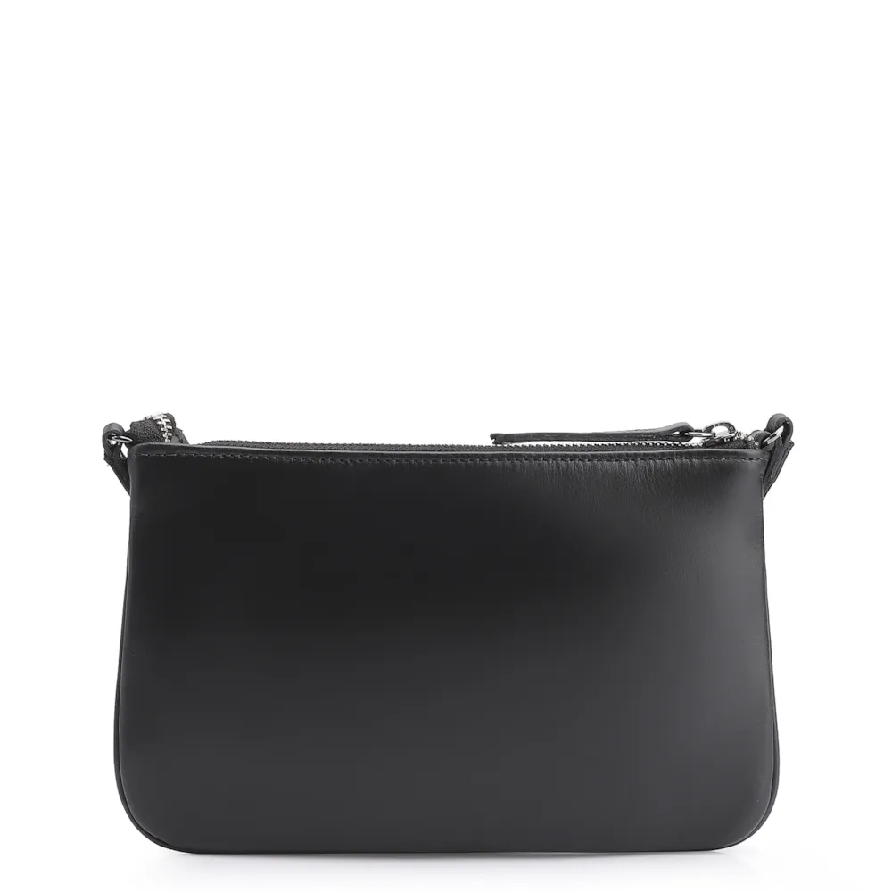 Bolsa Transversal Couro Preto - imagem 4