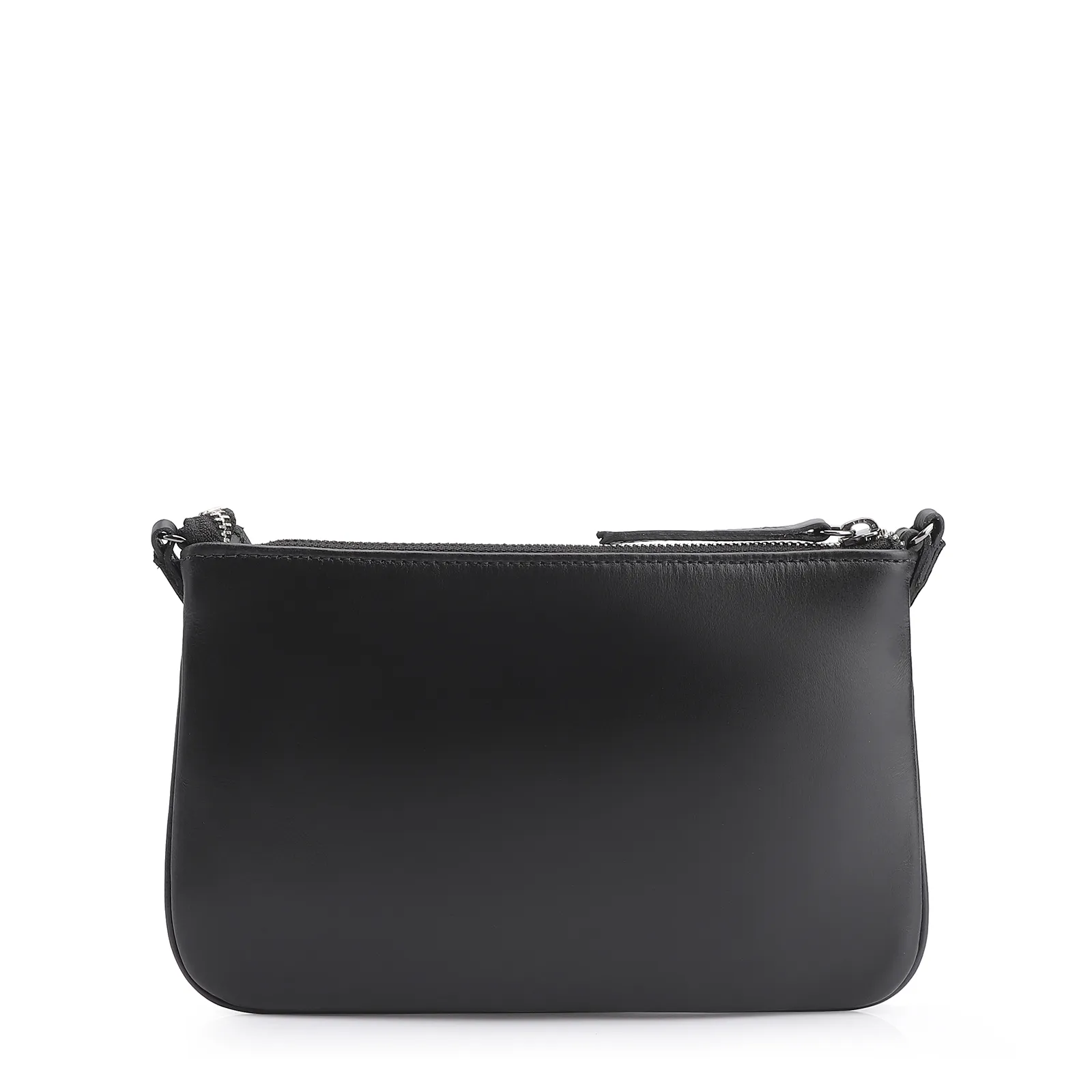 Bolsa Transversal Couro Preto
