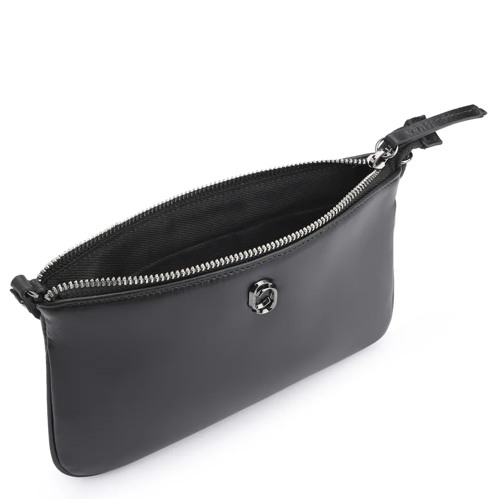 Bolsa Transversal Couro Preto - imagem 5