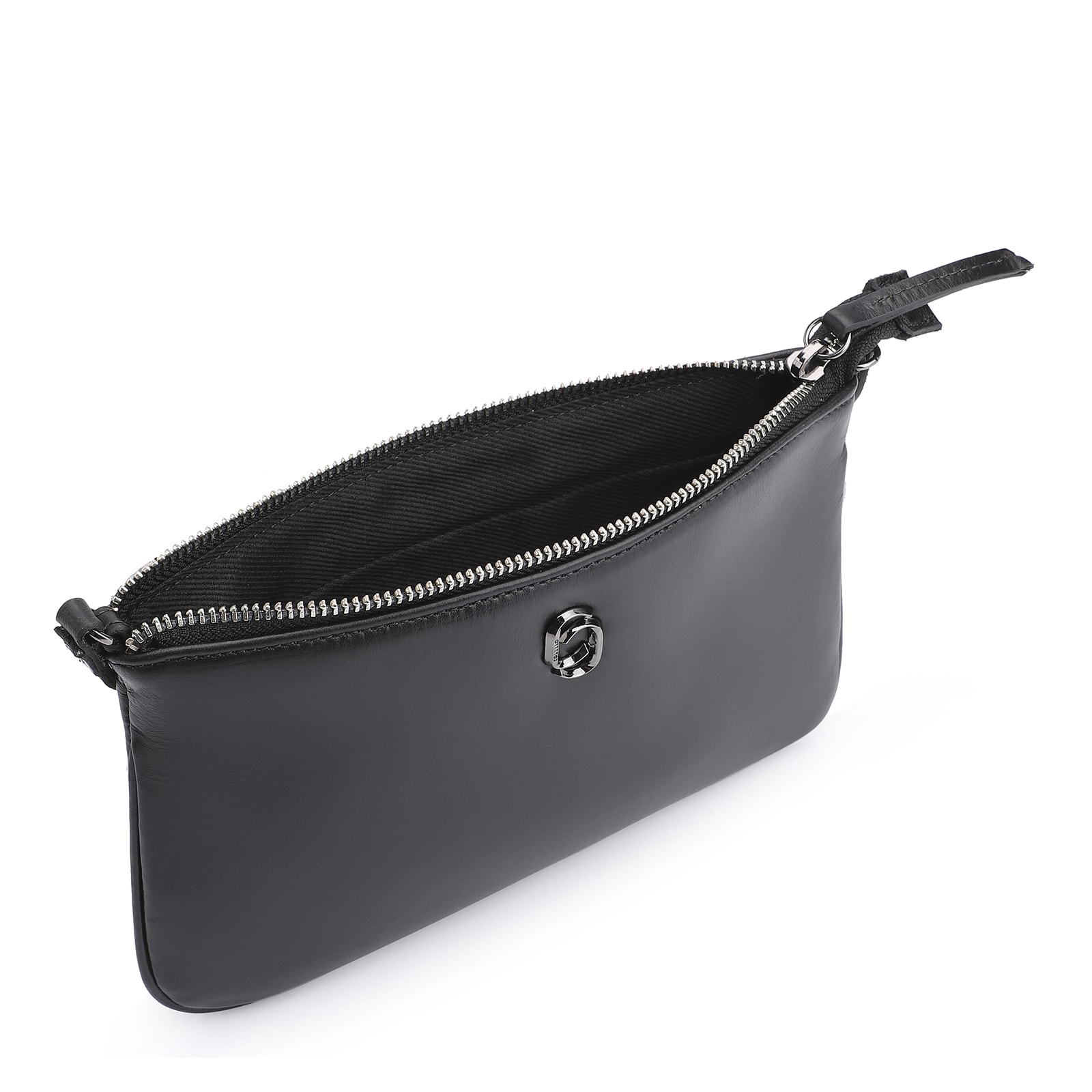 Bolsa Transversal Couro Preto