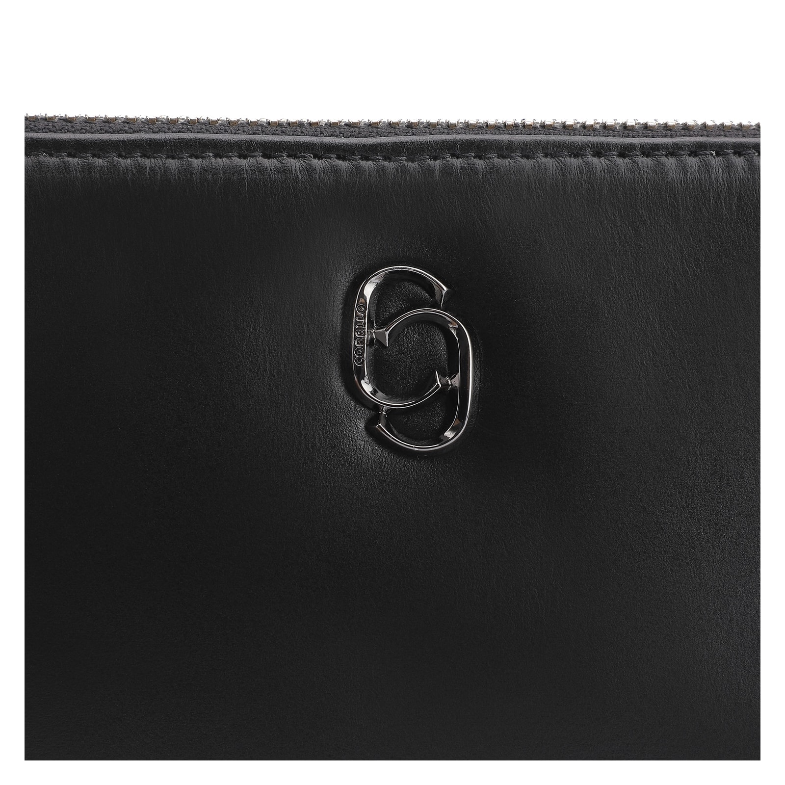 Bolsa Transversal Couro Preto