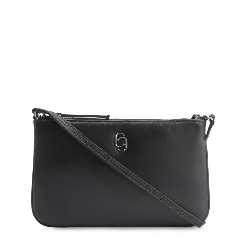 Bolsa Transversal Couro Preto