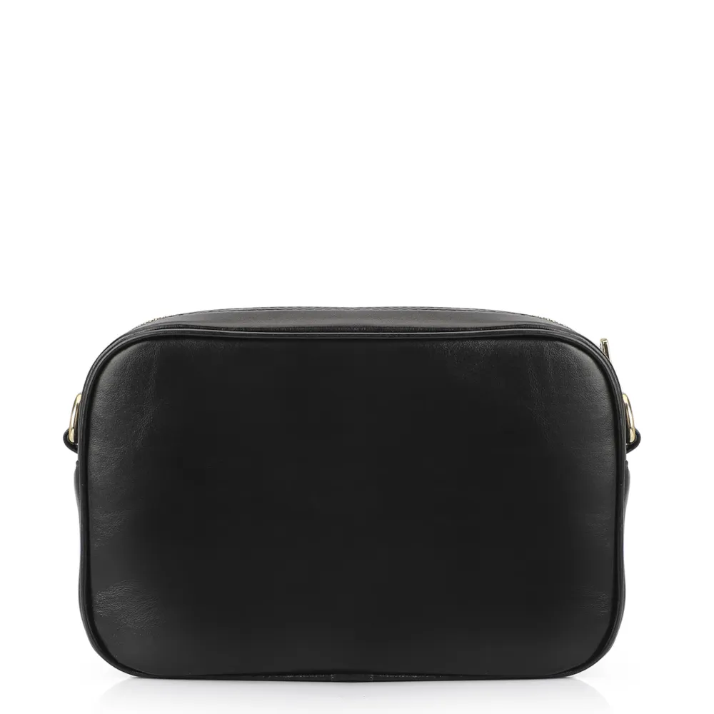 Bolsa Transversal Couro Preto - imagem 3