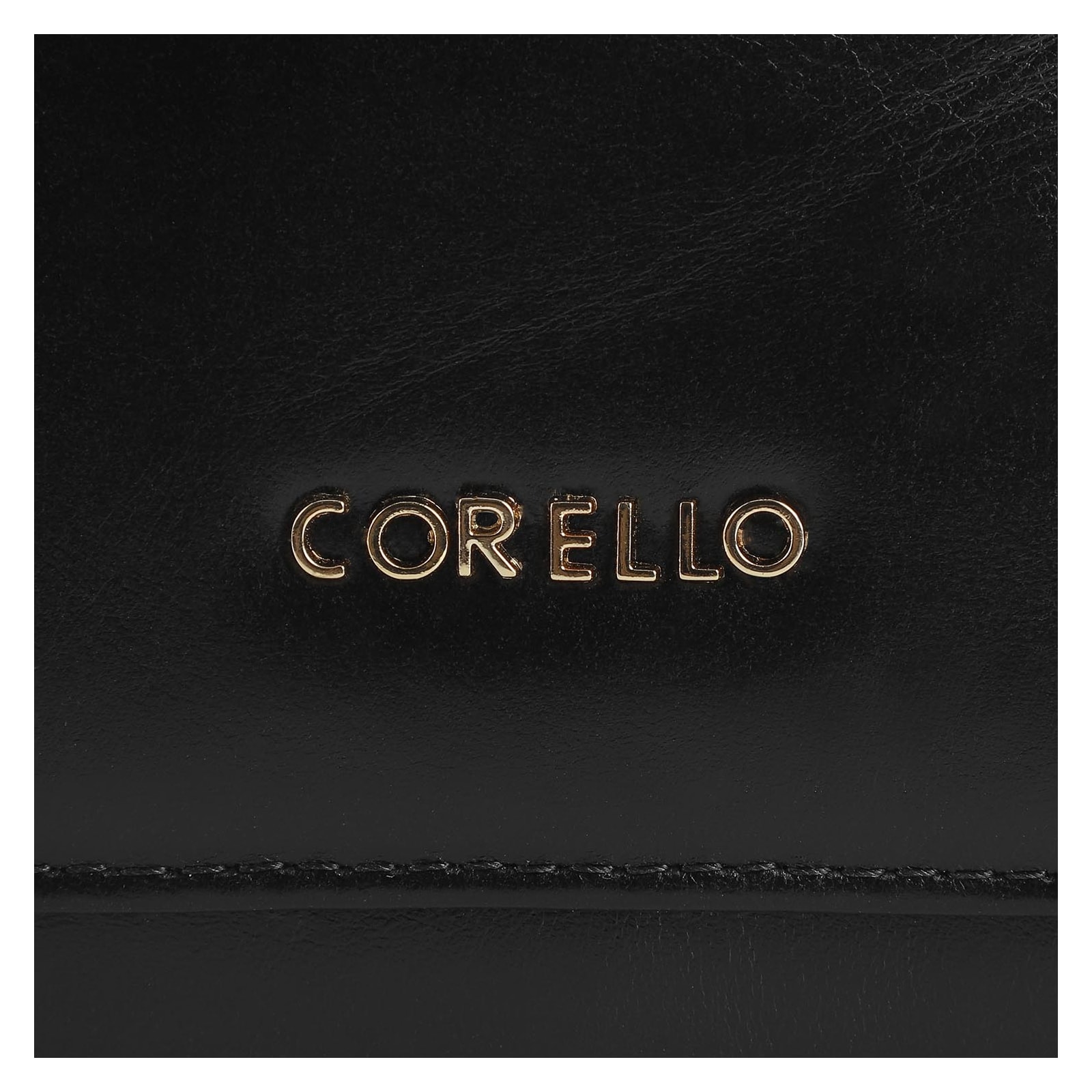 Bolsa Transversal Couro Preto