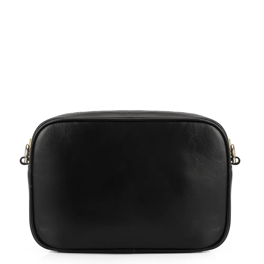 Bolsa Transversal Couro Preto - imagem 3