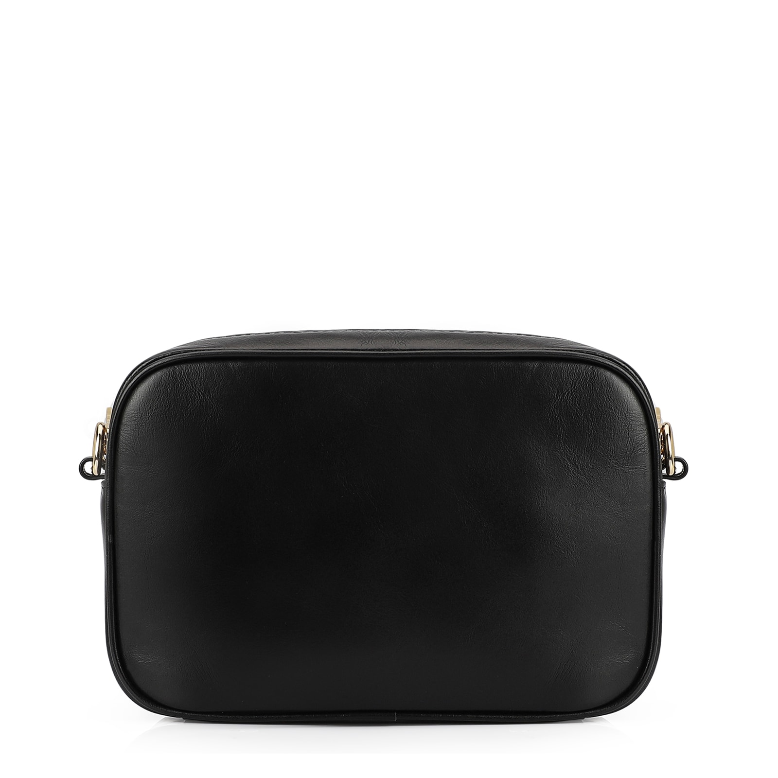 Bolsa Transversal Couro Preto