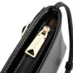 Bolsa Transversal Couro Preto - imagem 5