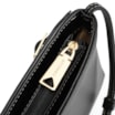Bolsa Transversal Couro Preto - imagem 5