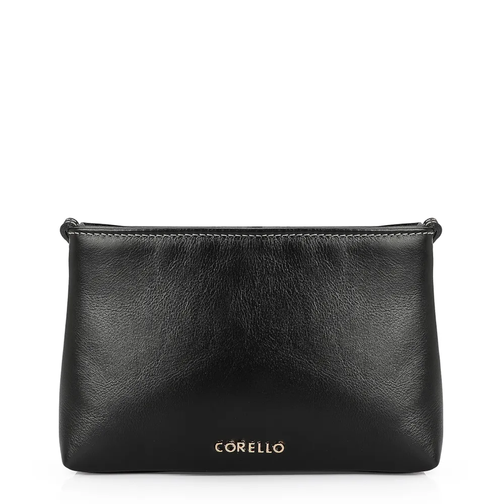Bolsa Transversal Couro Preto - imagem 3