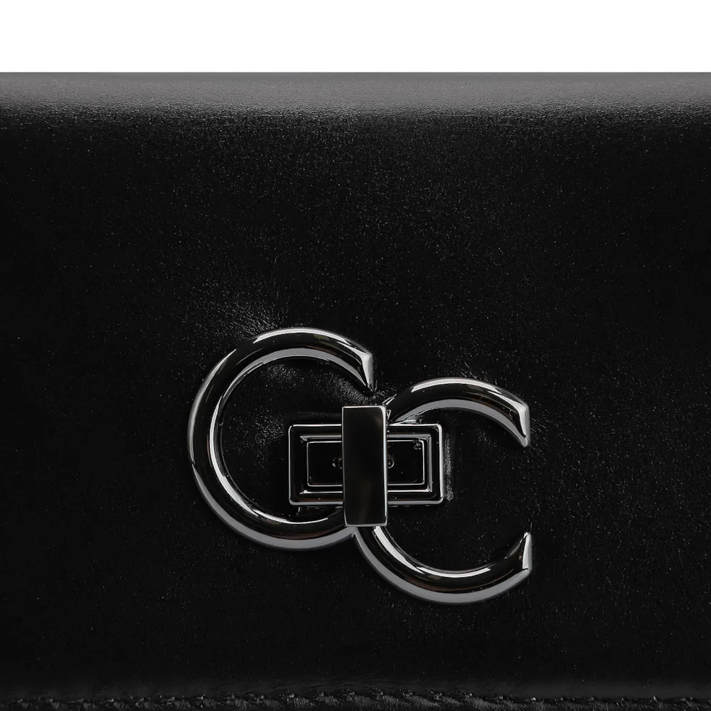Bolsa Transversal Couro Preto - imagem 6