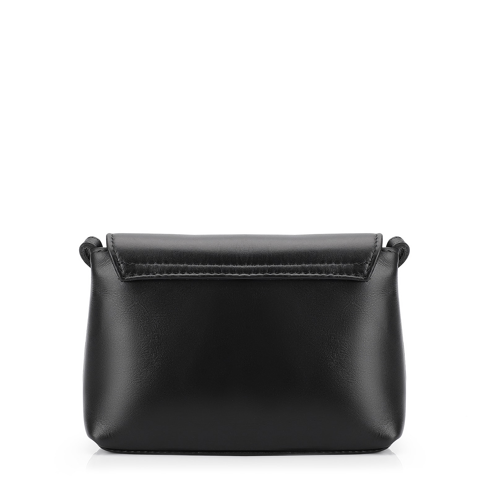 Bolsa Transversal Couro Preto