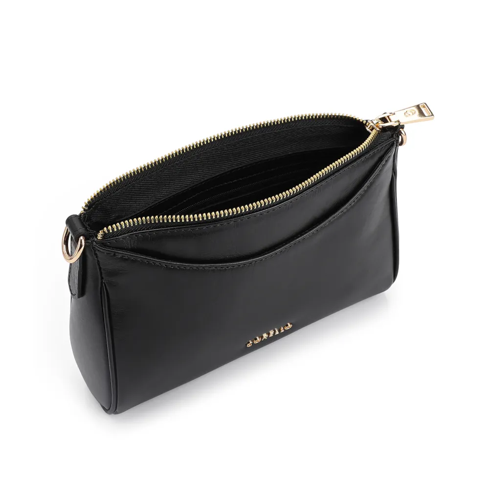 Bolsa Transversal Couro Preto - imagem 5