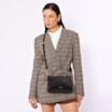 Bolsa Transversal Couro Preto - imagem 2