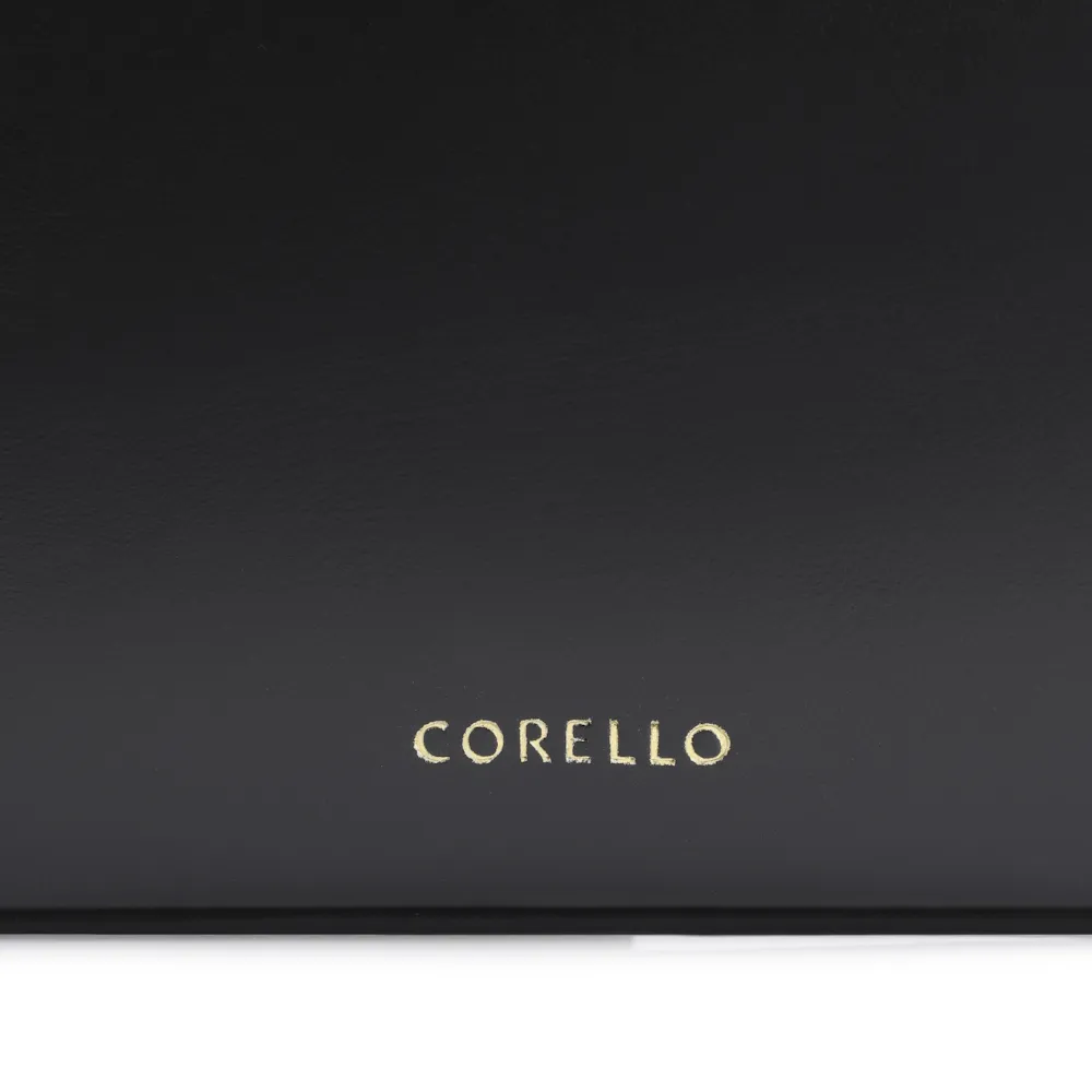 Bolsa Transversal Couro Preto - imagem 6