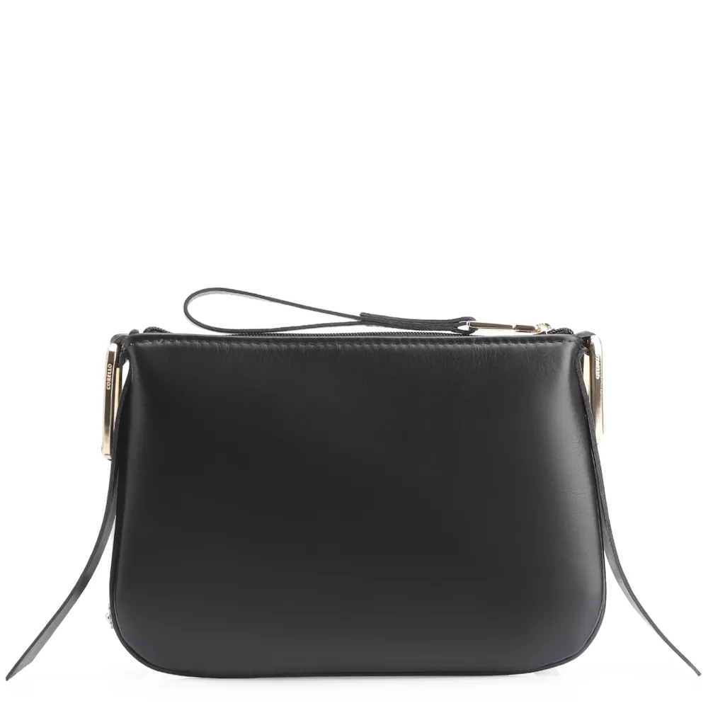 Bolsa Transversal Couro Preto - imagem 3