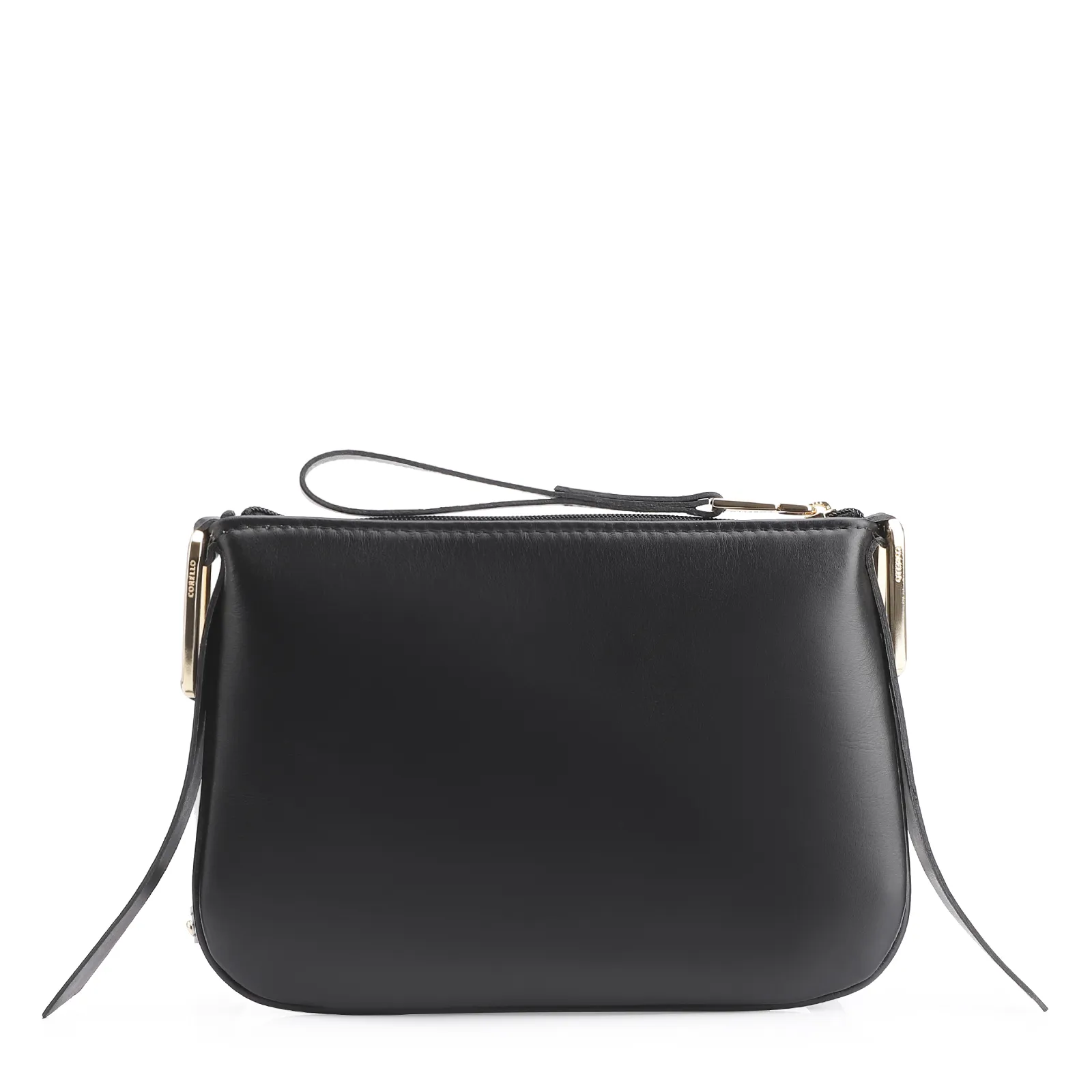 Bolsa Transversal Couro Preto