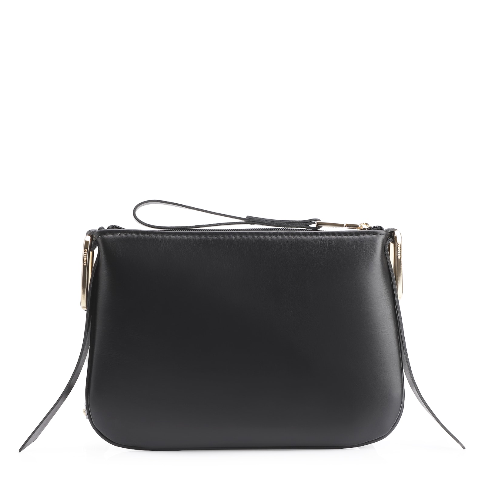 Bolsa Transversal Couro Preto