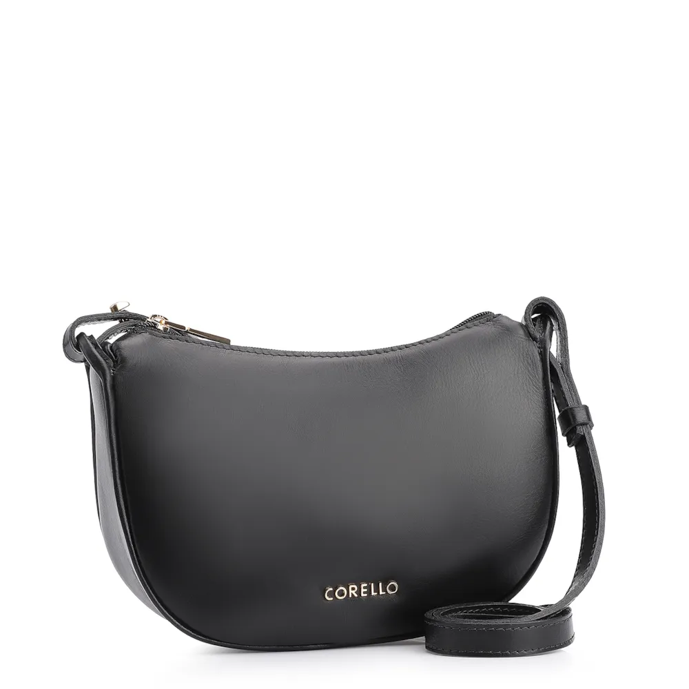 Bolsa Transversal Couro Preto - imagem 2