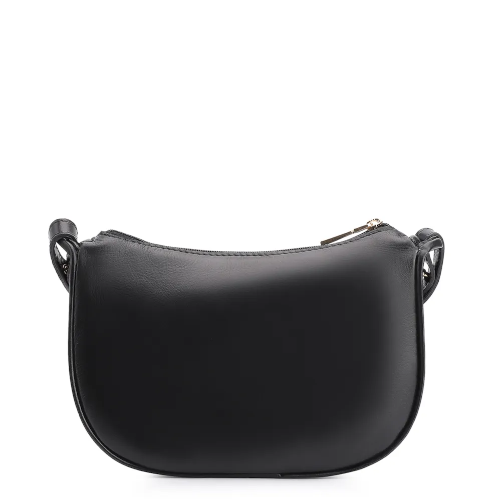 Bolsa Transversal Couro Preto - imagem 3
