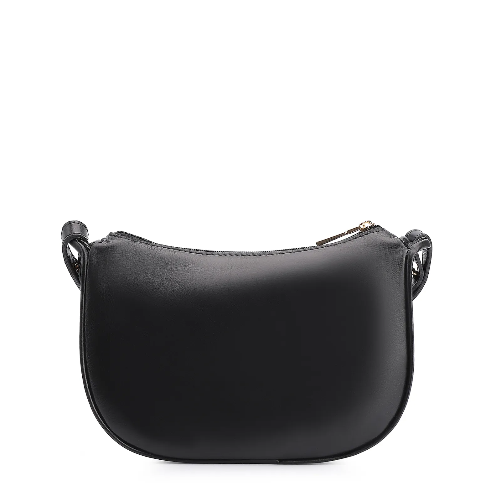 Bolsa Transversal Couro Preto