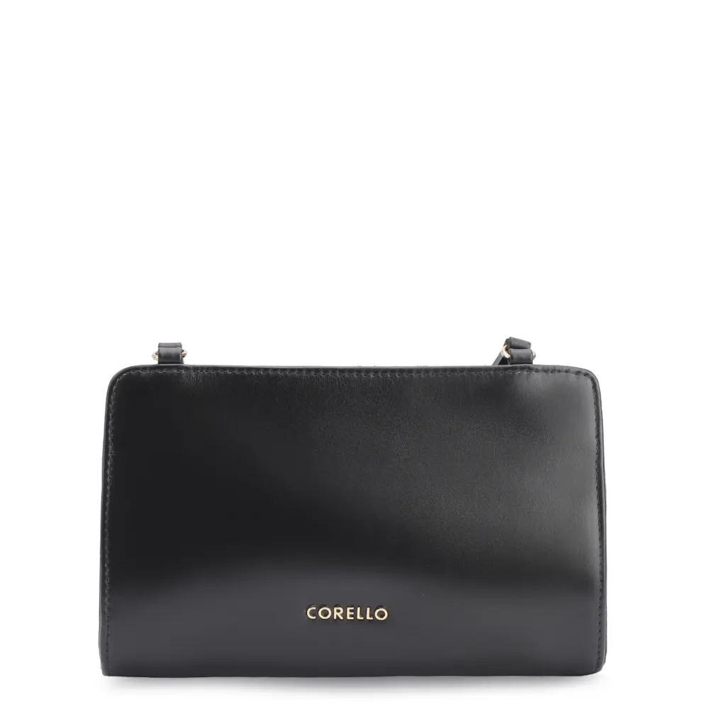 Bolsa Transversal Couro Preto - imagem 4