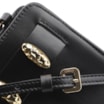 Bolsa Transversal Couro Preto - imagem 6