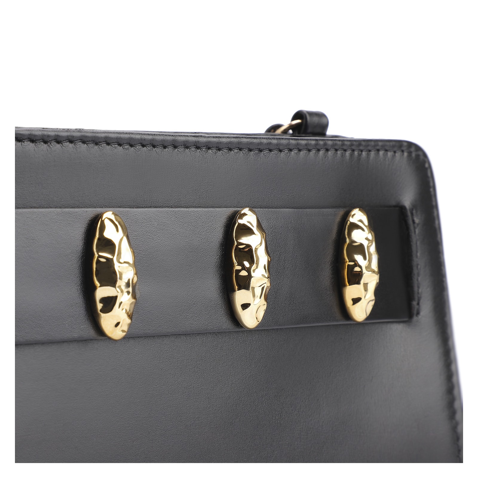 Bolsa Transversal Couro Preto