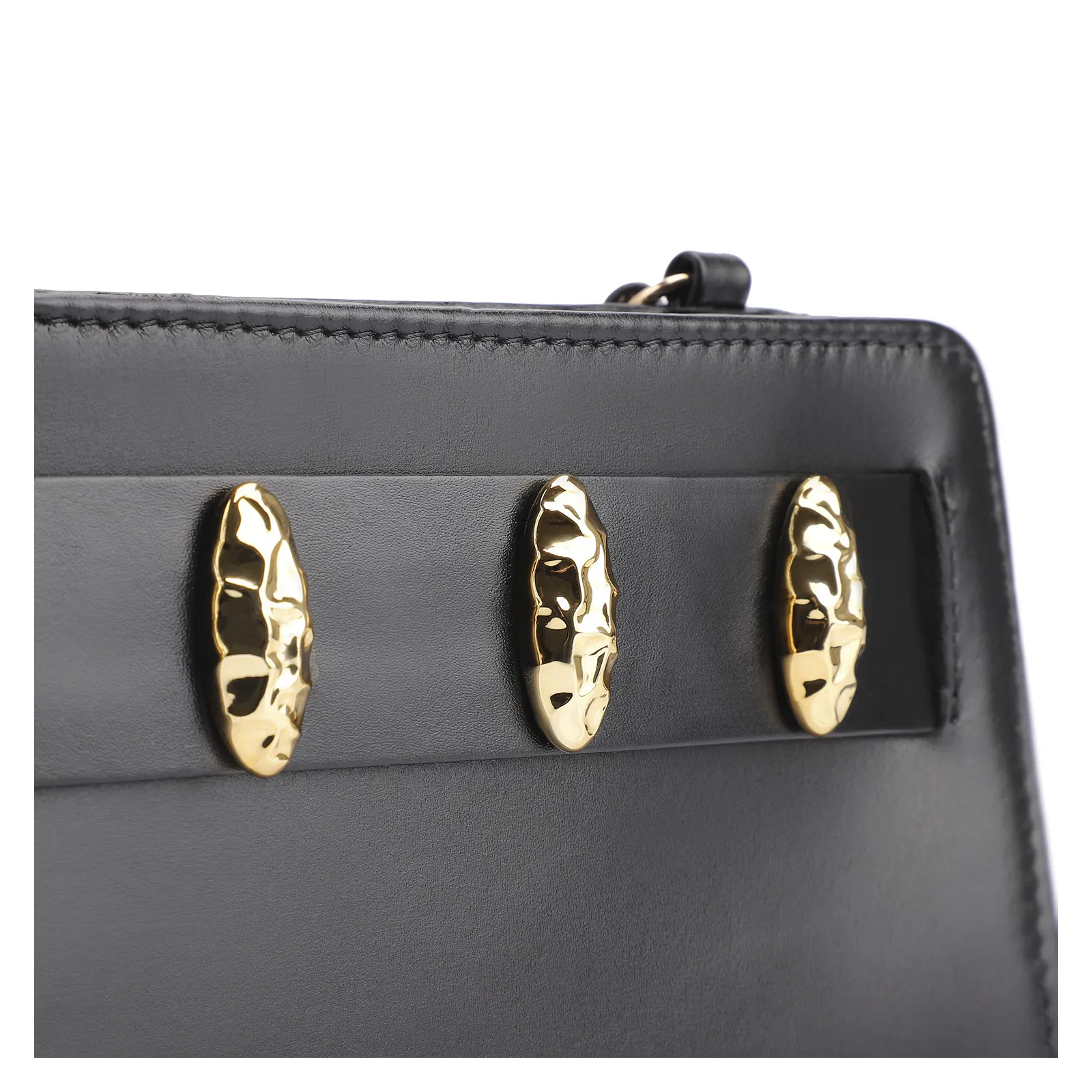 Bolsa Transversal Couro Preto